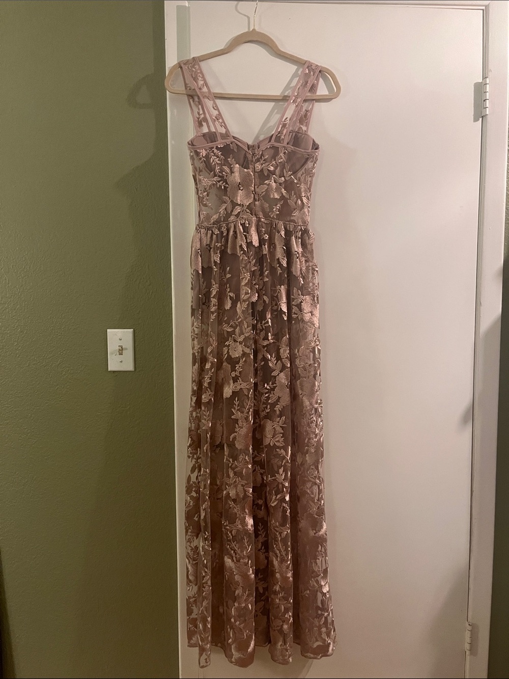 Blithe LA Sheer Floral Lace Maxi Dress - Picture 2 of 2